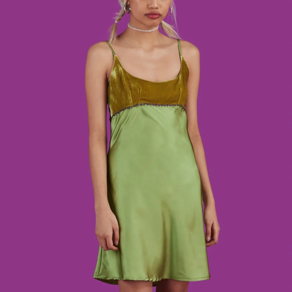 UNIF Pixie Dress Green